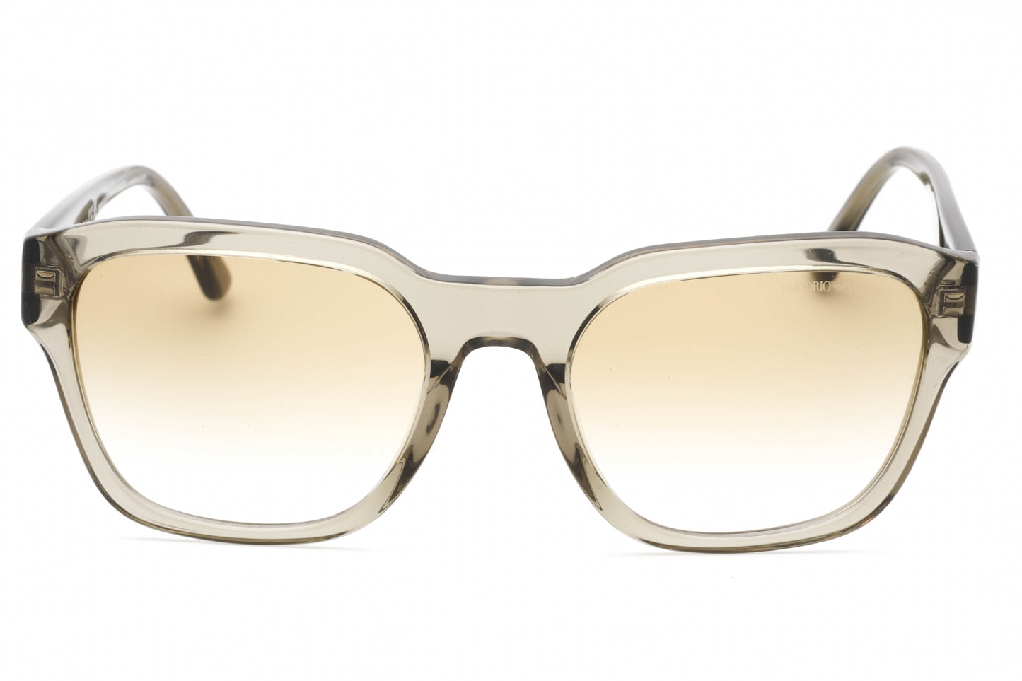 Emporio Armani 4175 588413 Sunglasses Shiny Transparent Green Size : 55