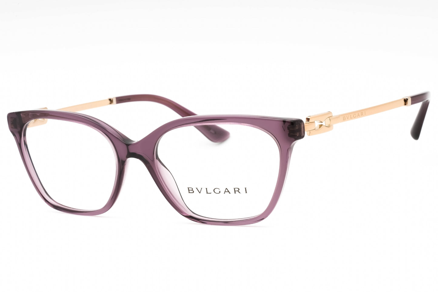 Bvlgari 4207 5514 Eyeglasses Transparent Amethyst Size : 53