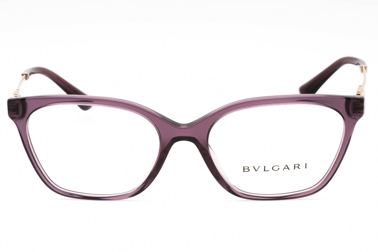 Bvlgari 4207 5514 Eyeglasses Transparent Amethyst Size : 53