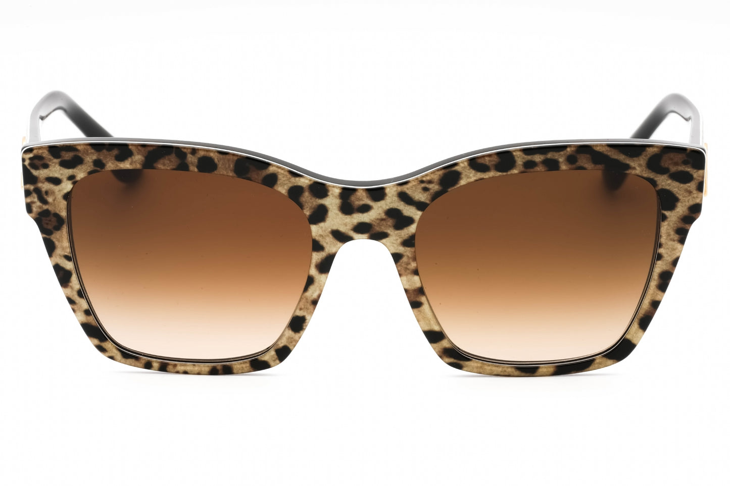 Dolce & Gabbana 4384 316313 Sunglasses Leo Brown On Black Size : 53