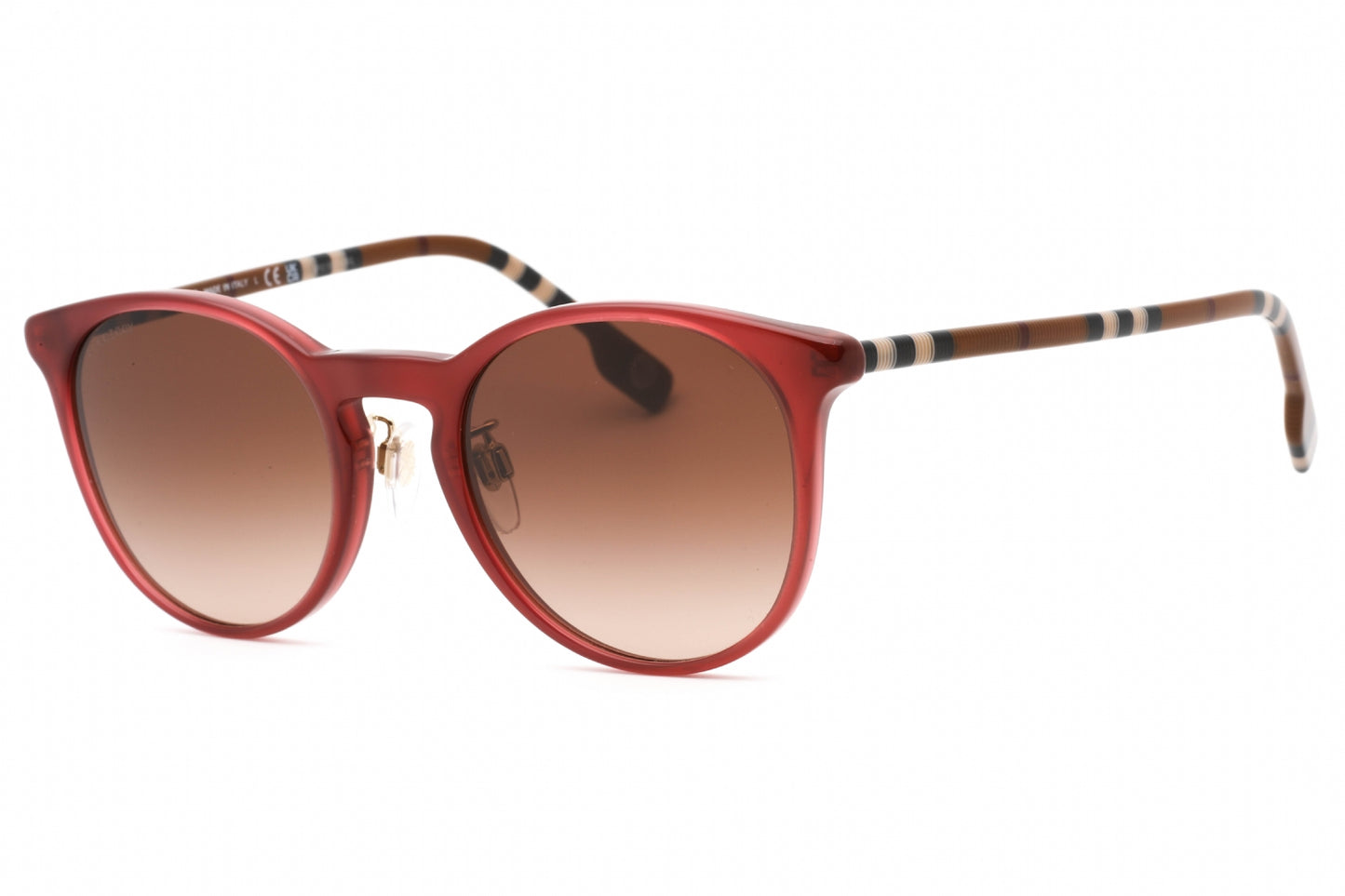 Burberry 4380d 401813 Sunglasses Transparent Burgundy Size : 51