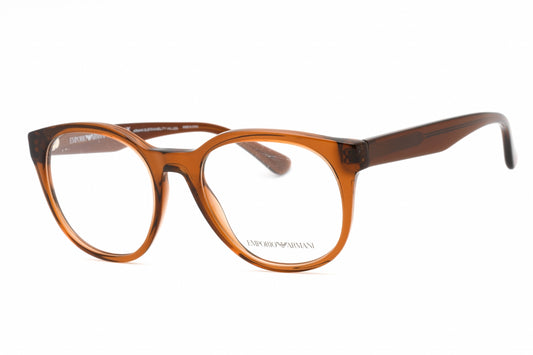 Emporio Armani 3207 5044 Eyeglasses Transparent Brown Size : 53