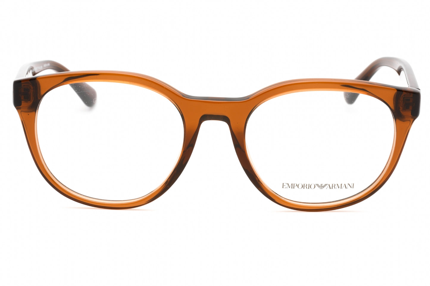 Emporio Armani 3207 5044 Eyeglasses Transparent Brown Size : 53