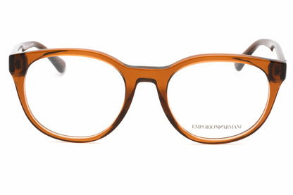 Emporio Armani 3207 5044 Eyeglasses Transparent Brown Size : 53