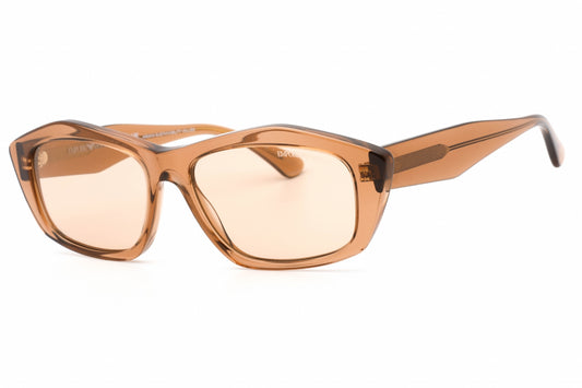 Emporio Armani 4187 506973 Sunglasses Shiny Transparent Brown Size : 55