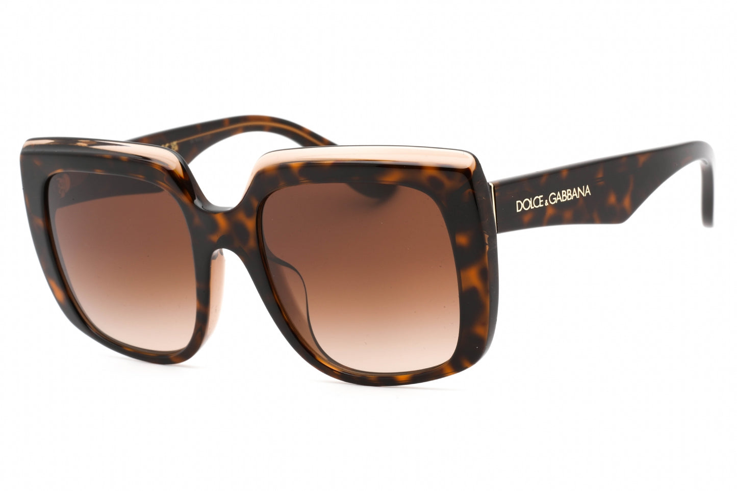 Dolce & Gabbana 4414f 50213 Sunglasses Havana On Transparent Brown Size : 54