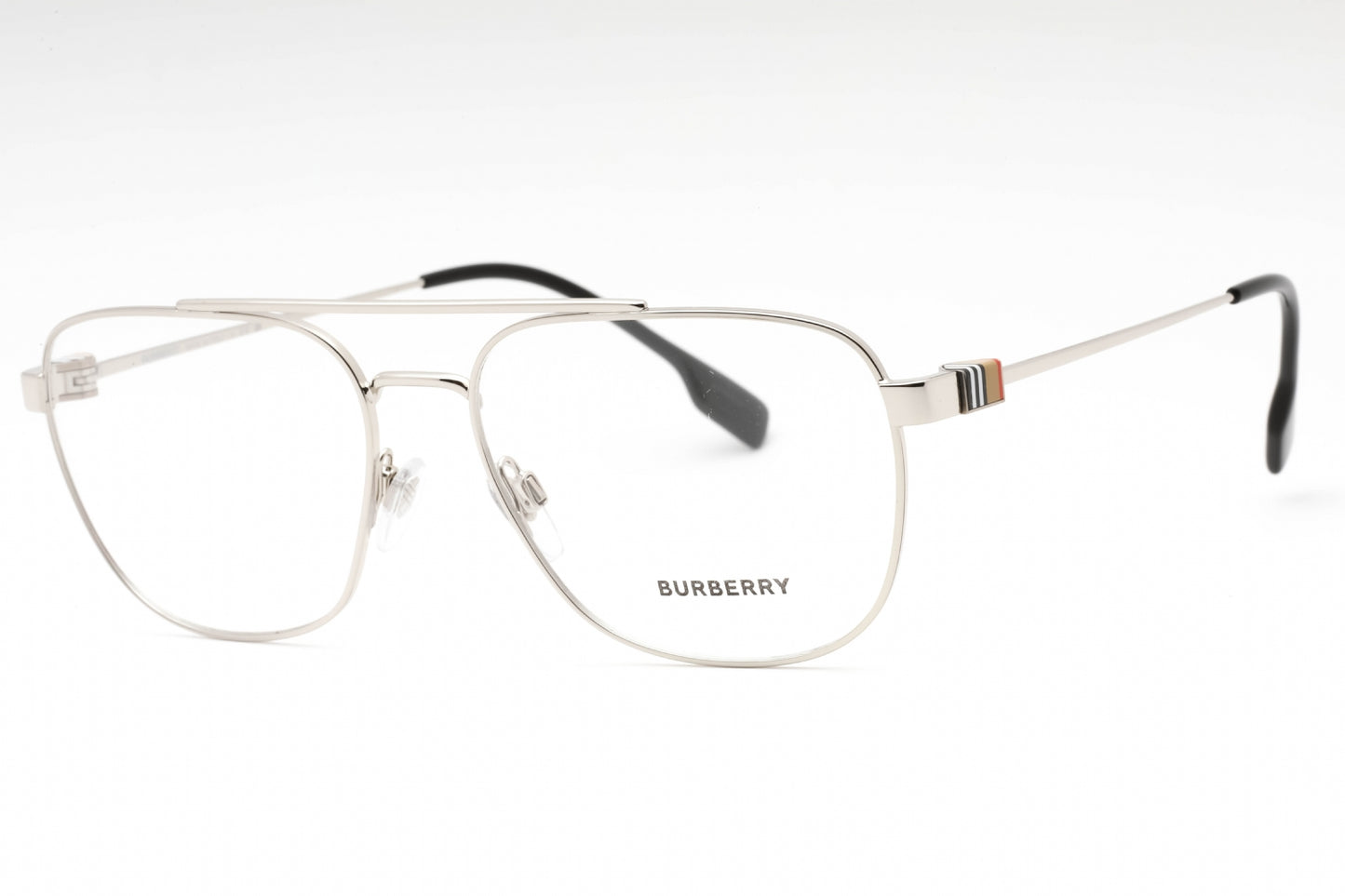 Burberry 1377 1005 Eyeglasses Silver Size : 57