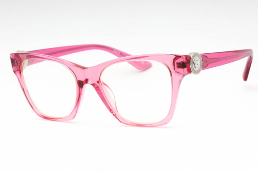Versace 3341u 5421 Eyeglasses Transparent Pink Size : 52
