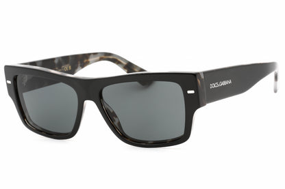 Dolce & Gabbana 4451 340387 Sunglasses Black On Grey Tortoise Size : 55