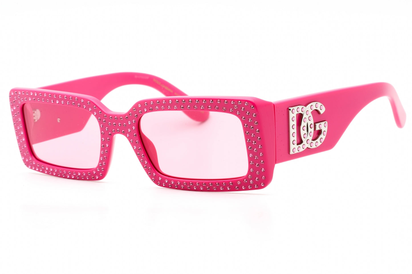 Dolce & Gabbana 4447b 326284 Sunglasses Fuchsia Pink Gems Size : 53