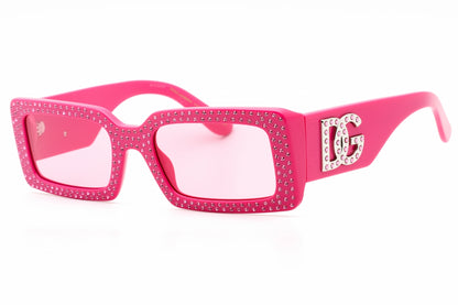 Dolce & Gabbana 4447b 326284 Sunglasses Fuchsia Pink Gems Size : 53