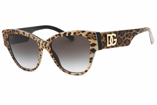 Dolce & Gabbana 4449 31638g Sunglasses Brown Leopard Print On Black Size : 54