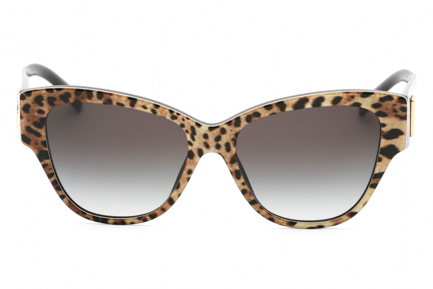 Dolce & Gabbana 4449 31638g Sunglasses Brown Leopard Print On Black Size : 54