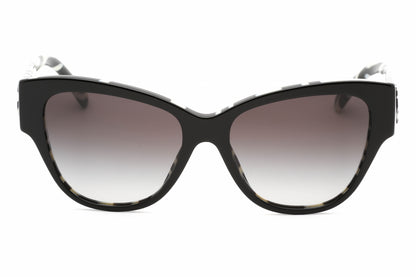 Dolce & Gabbana 4449 3372p Sunglasses Black On Zebra Print Size : 54