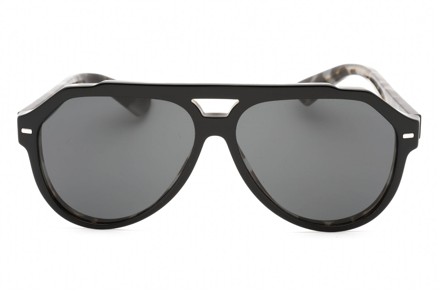 Dolce & Gabbana 4452 340387 Sunglasses Black On Grey Tortoise Size : 60