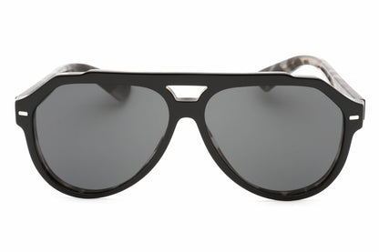 Dolce & Gabbana 4452 340387 Sunglasses Black On Grey Tortoise Size : 60