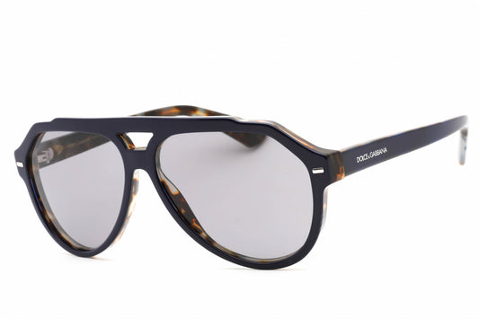 Dolce & Gabbana 4452 34231 Sunglasses Blue On Blue Havana Size : 60