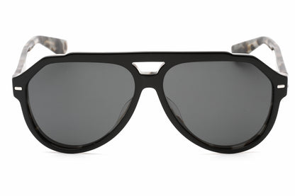 Dolce & Gabbana 4452f 340387 Sunglasses Black On Grey Tortoise Size : 60
