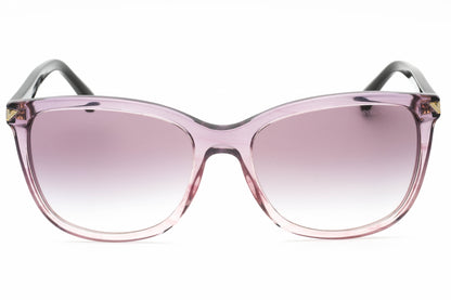 Emporio Armani 4060 59668h Sunglasses Transparent Gradient Striped Purple Size : 56