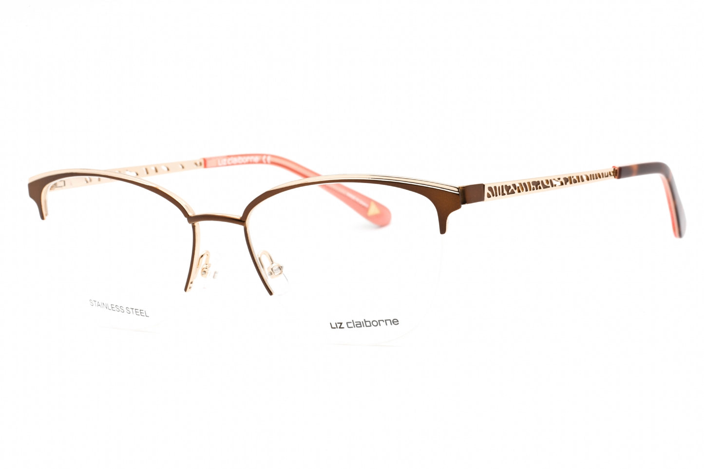 Liz Claiborne L 673 09q00 Eyeglasses Brown Size : 53