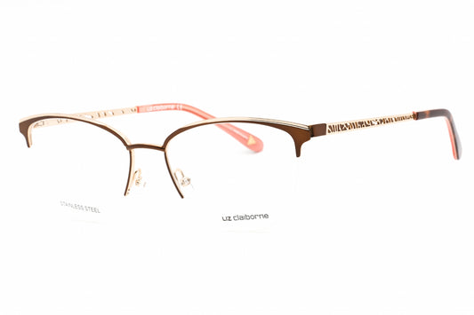 Liz Claiborne L 673 09q00 Eyeglasses Brown Size : 53