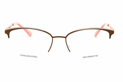Liz Claiborne L 673 09q00 Eyeglasses Brown Size : 53