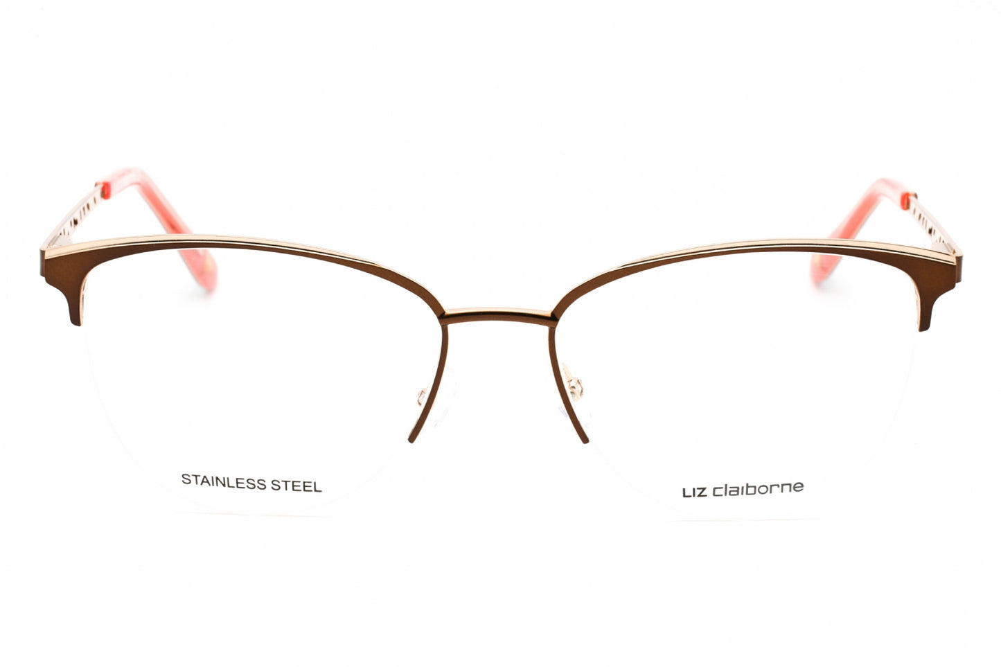 Liz Claiborne L 673 9q Eyeglasses Brown Size : 55
