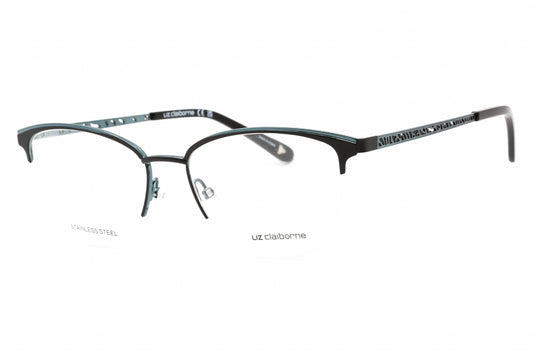 Liz Claiborne L 673 Etj Eyeglasses Black Teal Size : 53