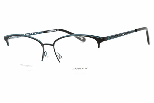 Liz Claiborne L 673 Etj00 Eyeglasses Black Teal Size : 55