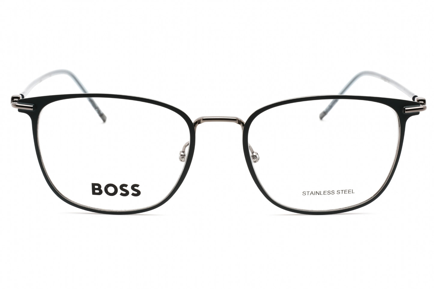 Hugo Boss Boss 1431 H2t00 Eyeglasses Matte Blue Dark Ruthenium Size : 52