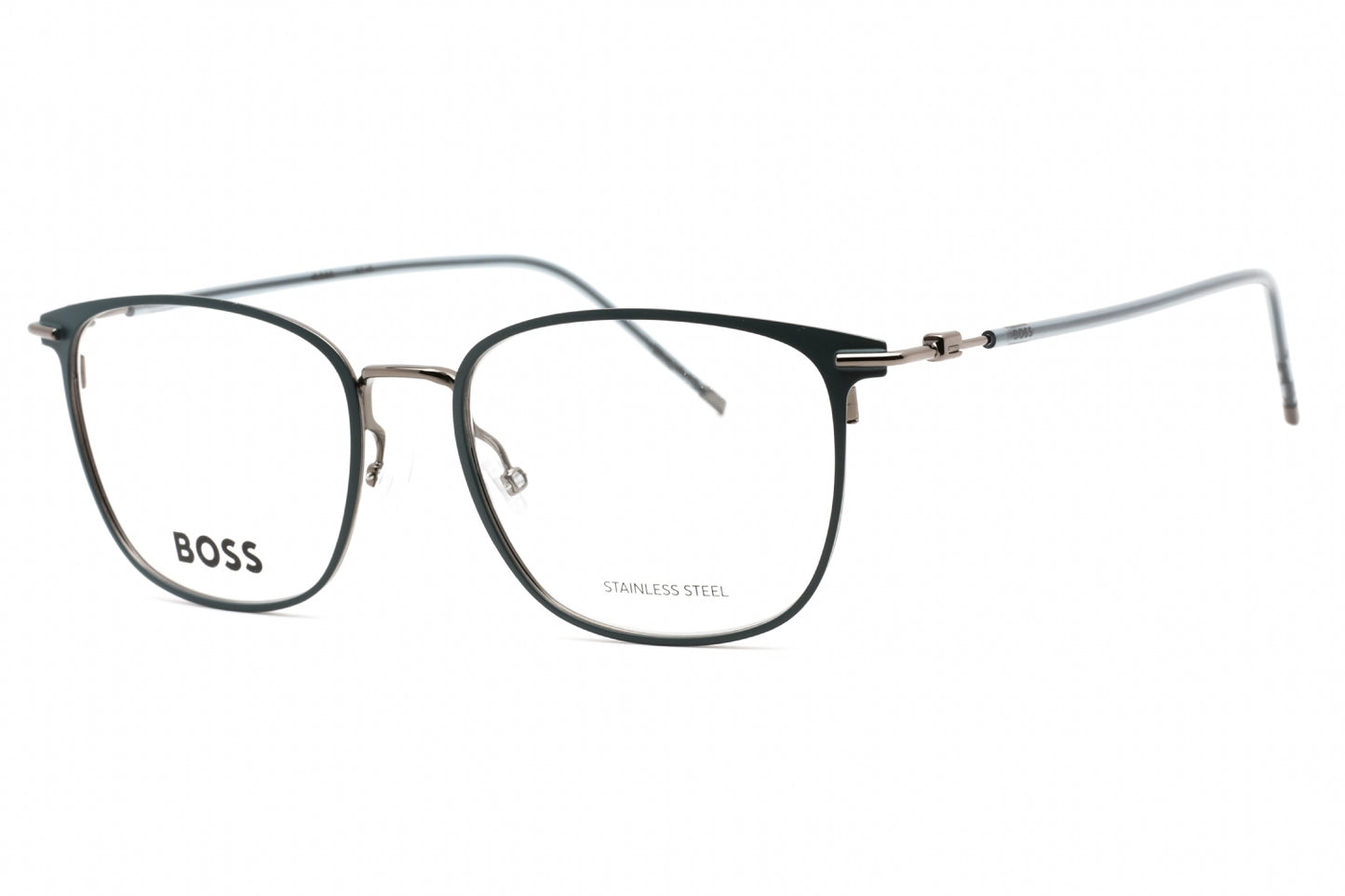 Hugo Boss Boss 1431 H2t00 Eyeglasses Matte Blue Dark Ruthenium Size : 54