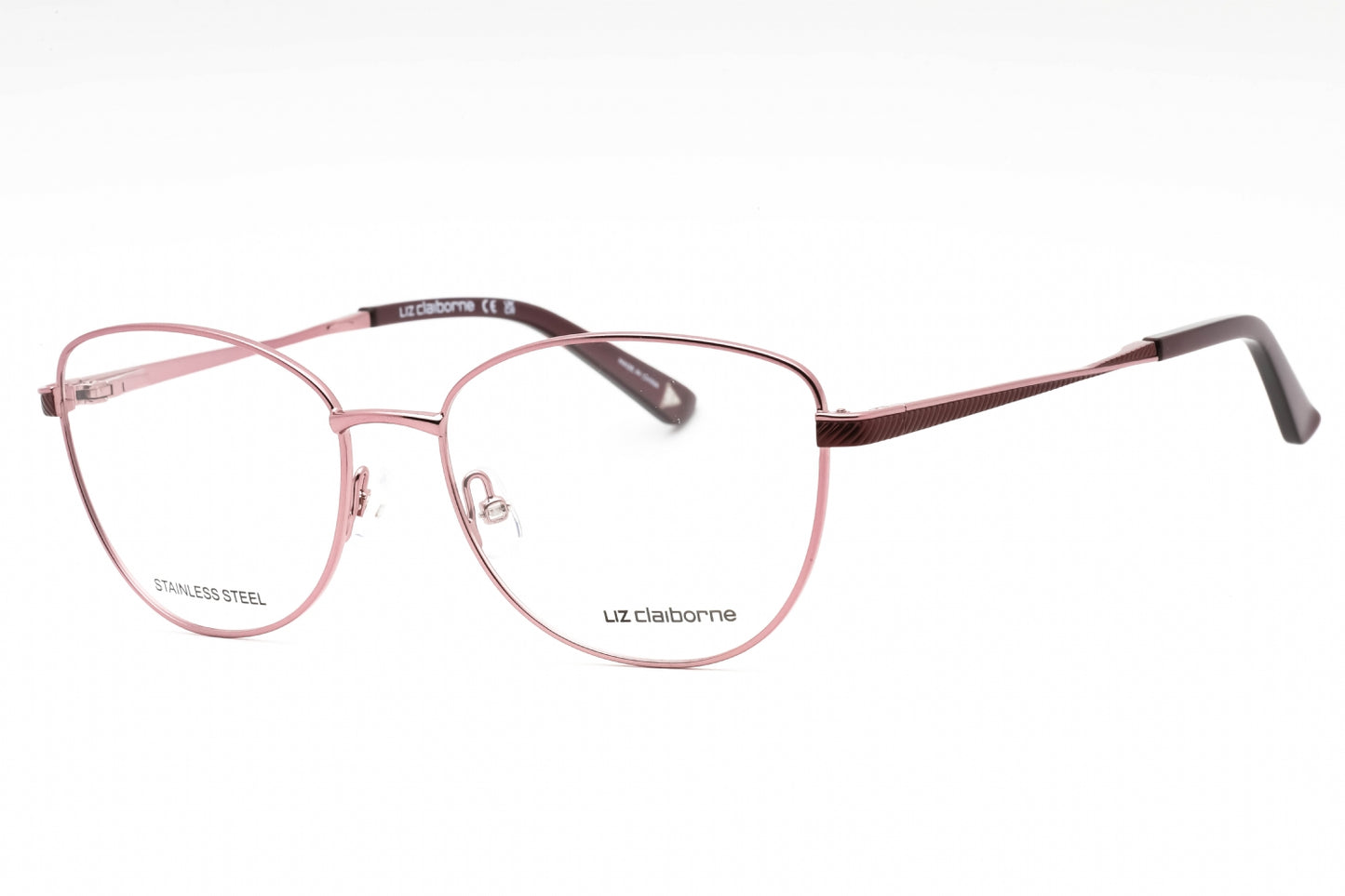 Liz Claiborne L 672 S8r00 Eyeglasses Light Pink Size : 56