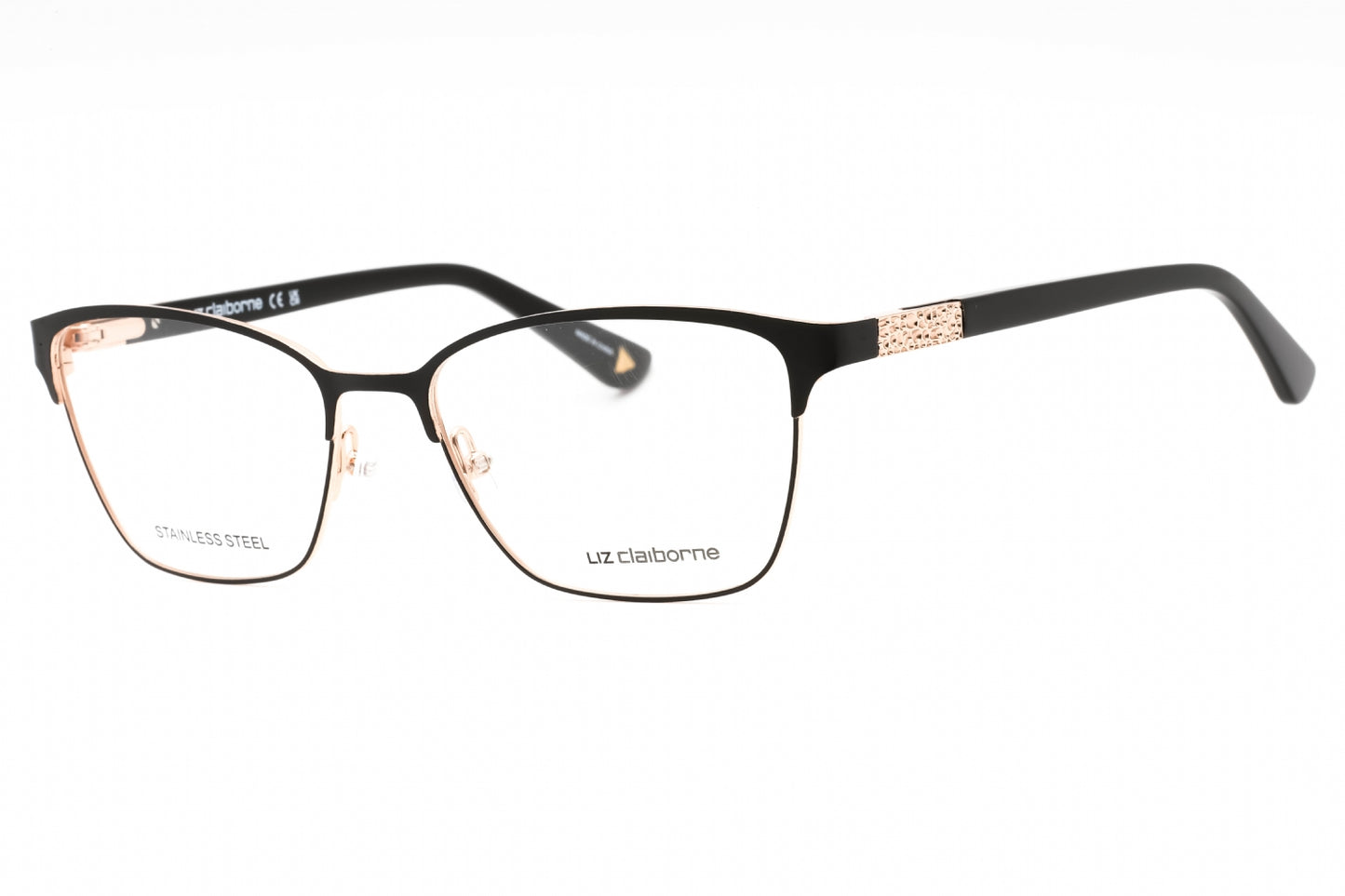 Liz Claiborne L 670 00300 Eyeglasses Matte Black Size : 52