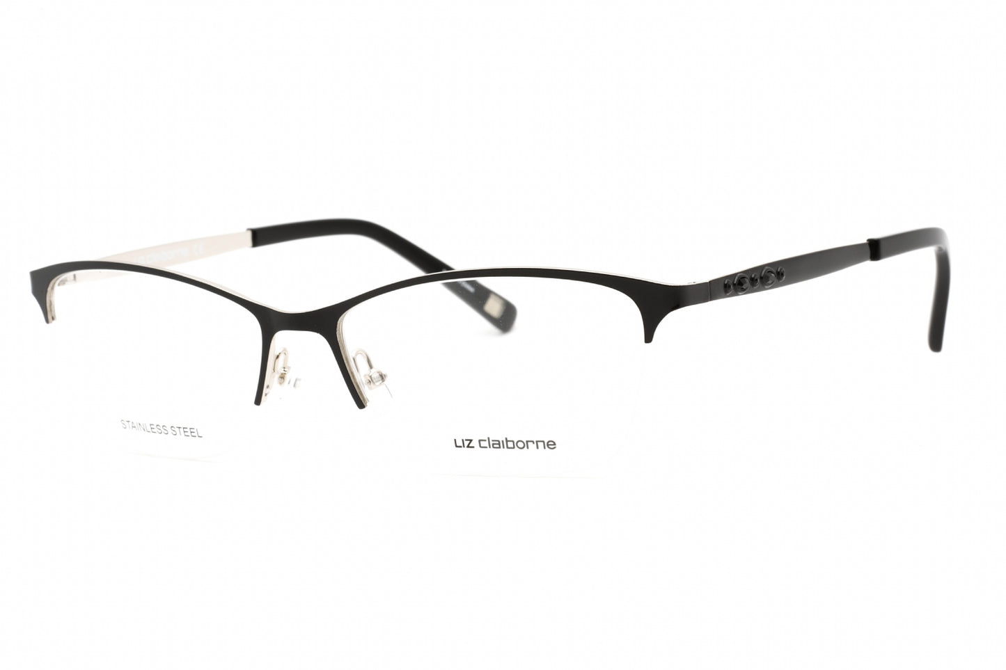 Liz Claiborne L 654 Csa00 Eyeglasses Black Palladium Size : 56