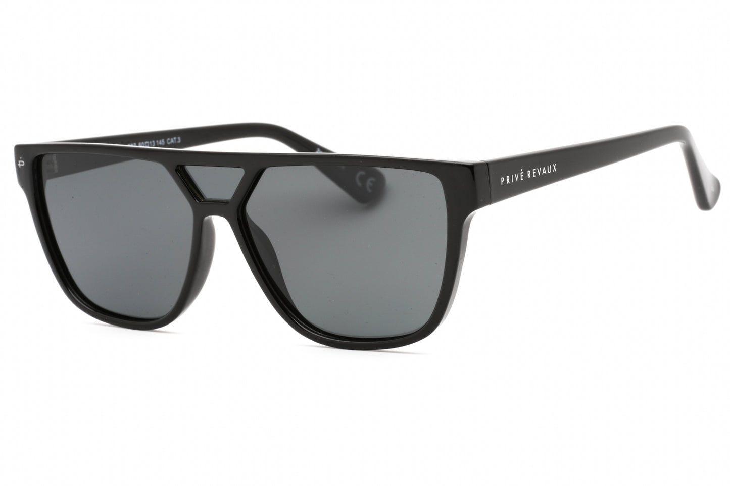 Prive Revaux Surf City Black Sunglasses Black Size : 60