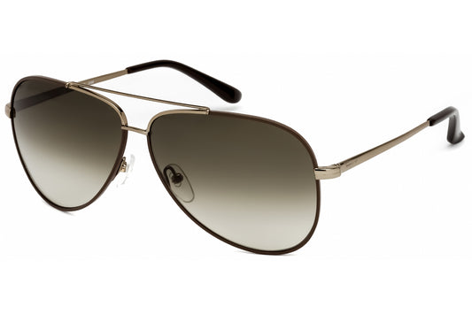 Salvatore Ferragamo 131s 211 Sunglasses Shiny Brown Size : 60