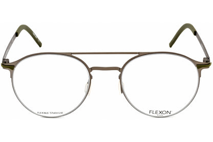 Flexon Flexon B2003 32 Eyeglasses Light Gunmetal Size : 52