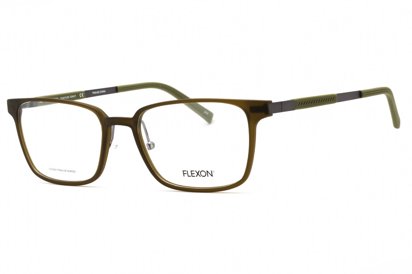 Flexon Flexon Ep8007 313 Eyeglasses Matte Olive Crystal Size : 54