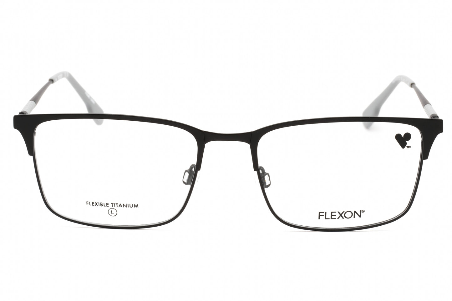 Flexon Flexon E1132 02 Eyeglasses Matte Black Size : 54