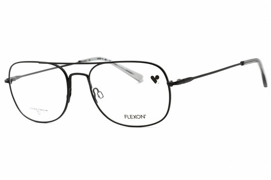 Flexon Flexon H6066 01 Eyeglasses Black Size : 55