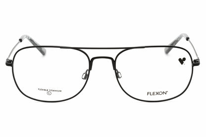 Flexon Flexon H6066 01 Eyeglasses Black Size : 55