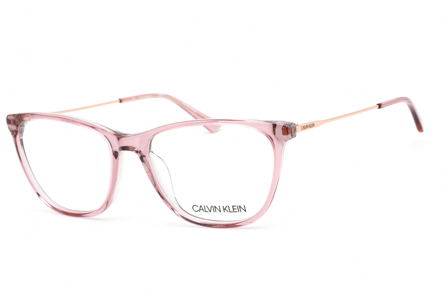 Calvin Klein 18706 535 Eyeglasses Crystal Mauve Laminate Size : 53