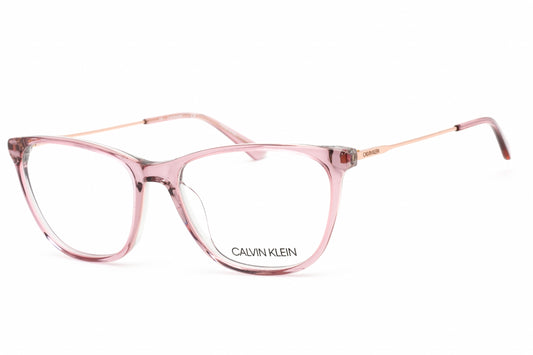 Calvin Klein 18706 535 Eyeglasses Crystal Mauve Laminate Size : 53