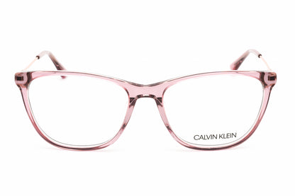 Calvin Klein 18706 535 Eyeglasses Crystal Mauve Laminate Size : 53