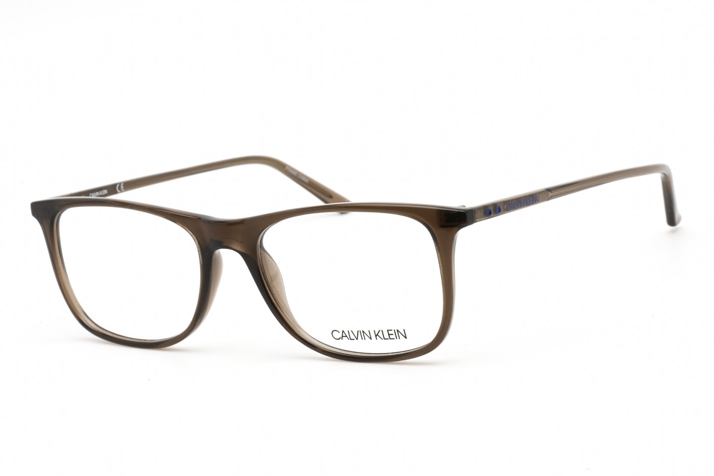 Calvin Klein 19513 201 Eyeglasses Crystal Dark Brown Size : 55