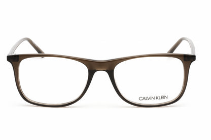 Calvin Klein 19513 201 Eyeglasses Crystal Dark Brown Size : 55