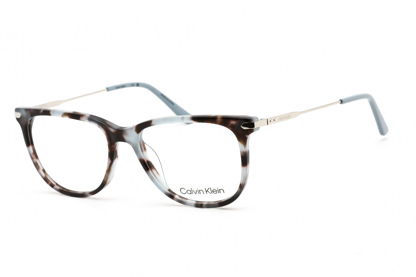 Calvin Klein 19704 453 Eyeglasses Light Blue Tortoise Size : 52
