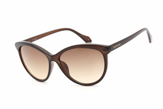 Calvin Klein Retail 19534s 210 Sunglasses Crystal Brown Size : 58
