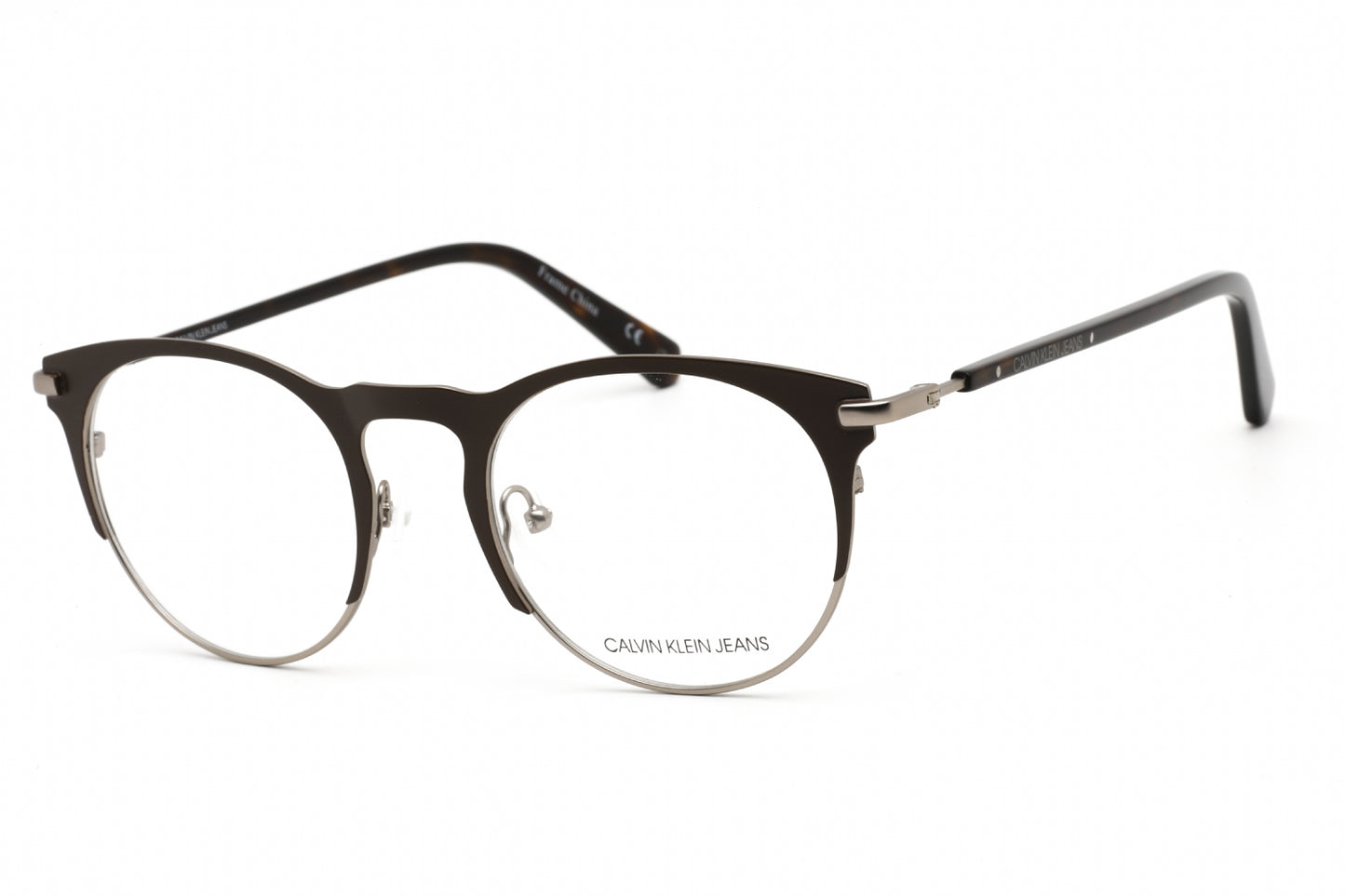 Calvin Klein Jeans 19313 201 Eyeglasses Matte Dark Brown Size : 49