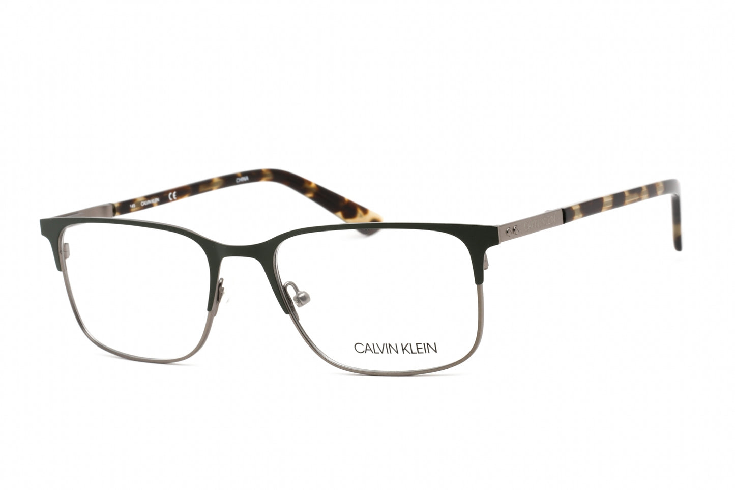 Calvin Klein 19312 307 Eyeglasses Matte Forest Green Size : 55